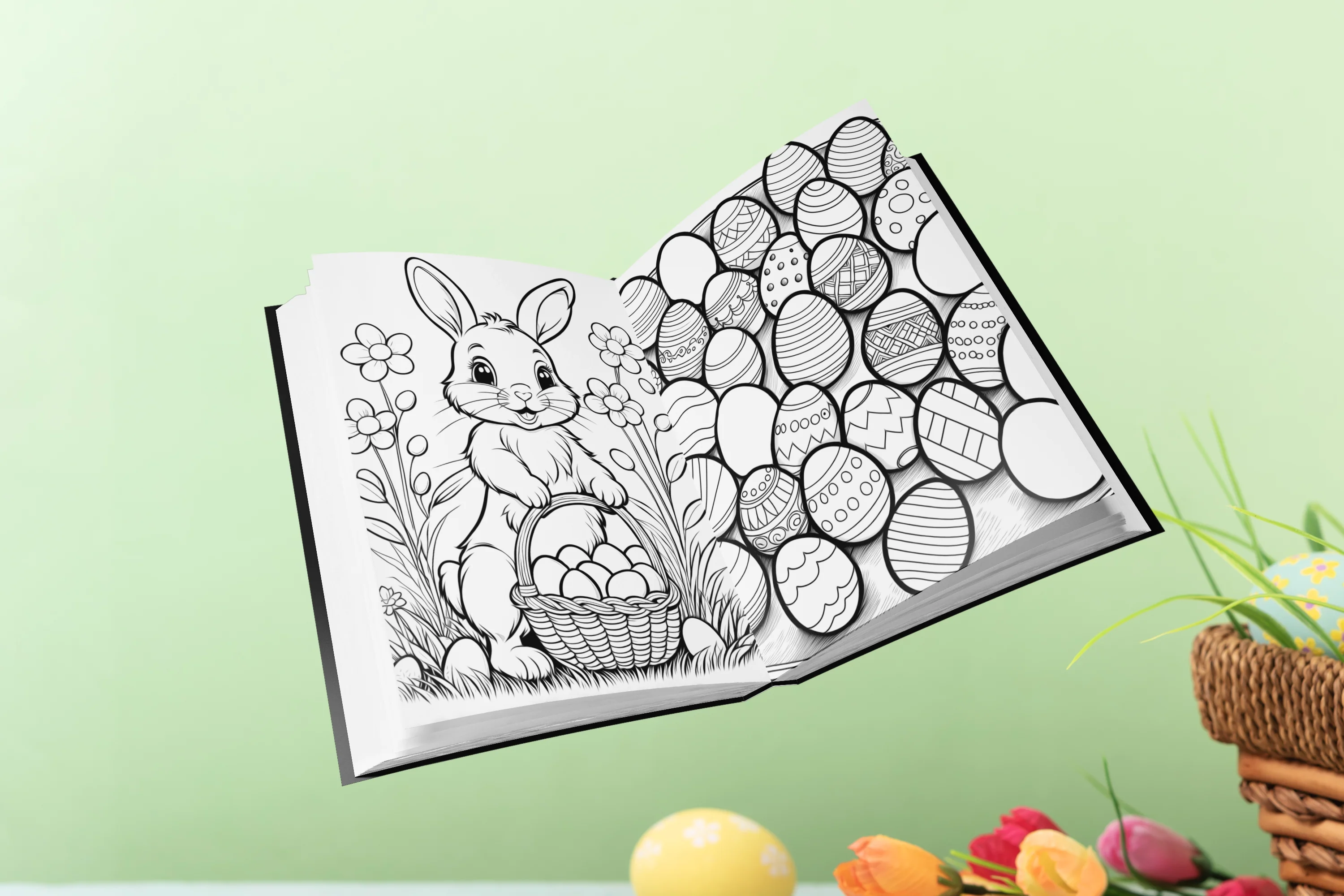 Hoppy Easter – A Coloring Fiesta detail image